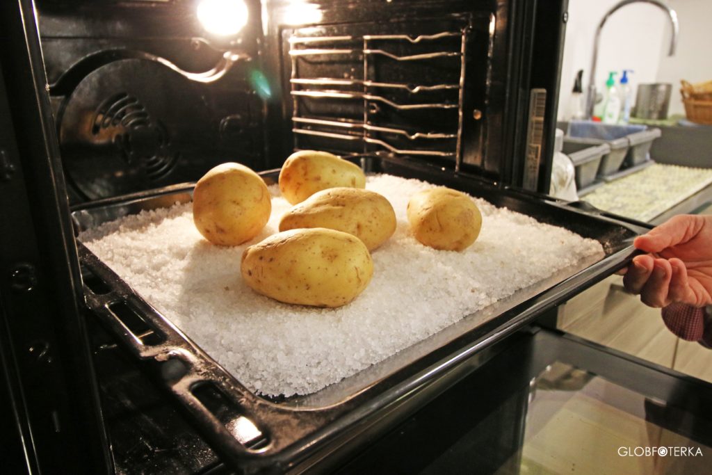 Pieczenie ziemniaków na gnocchi