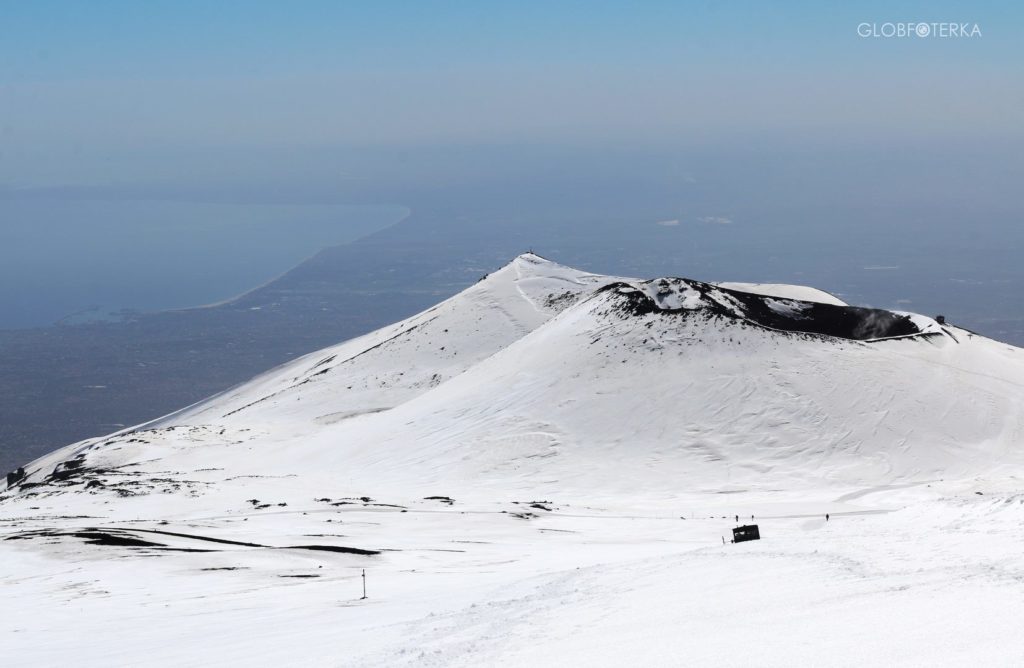 Etna w zimie