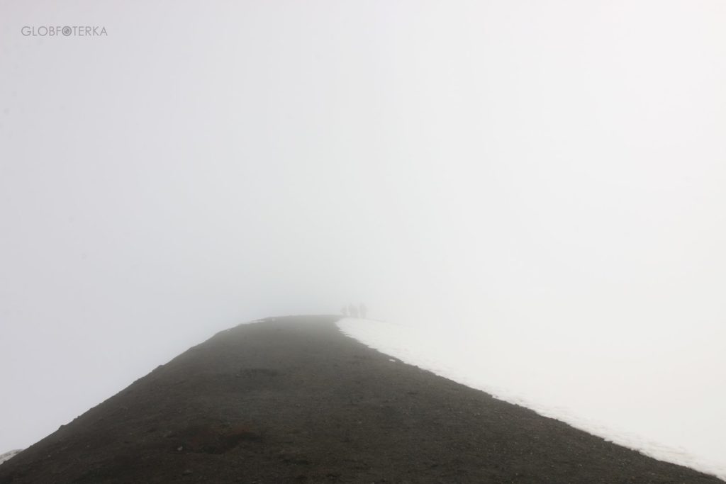 Etna w zimie
