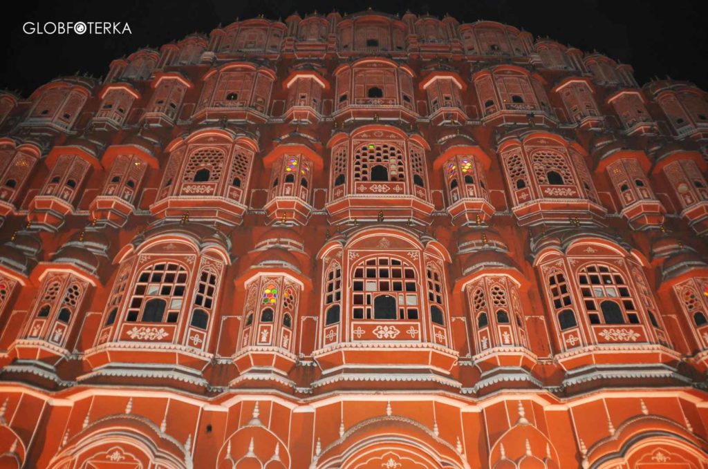 Pałac Wiatrów (Hawa Mahal) w Dźajpurze