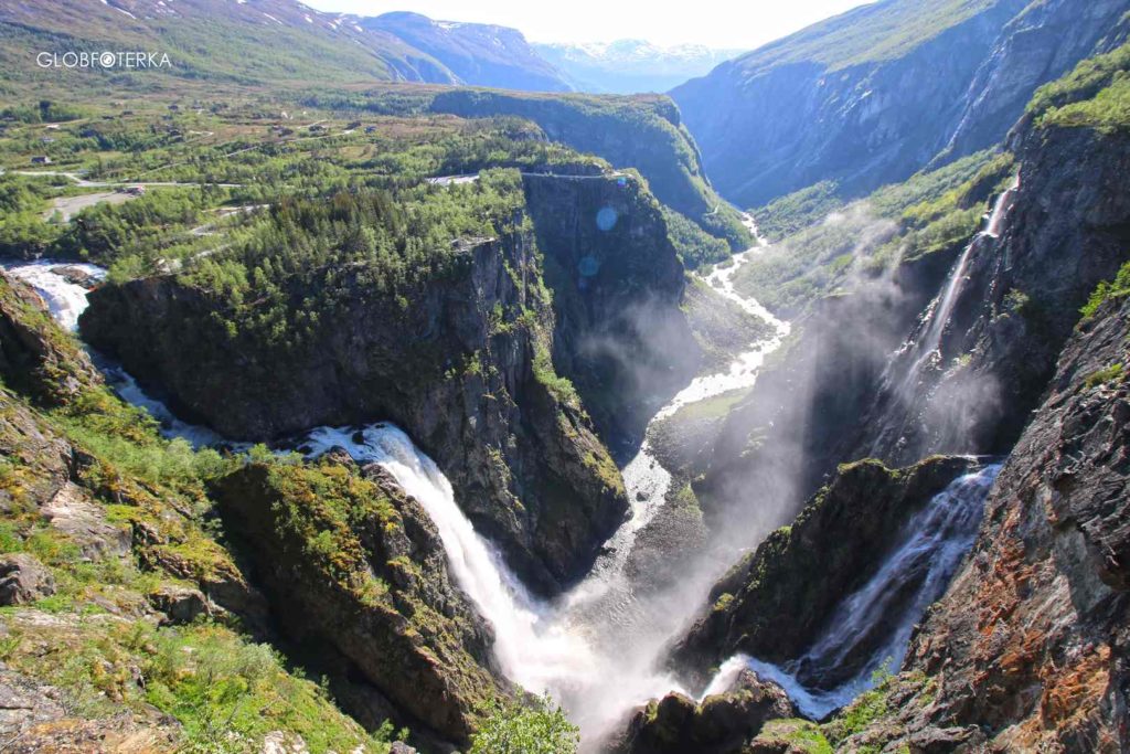 Wodospad Vøringsfossen w Norwegii