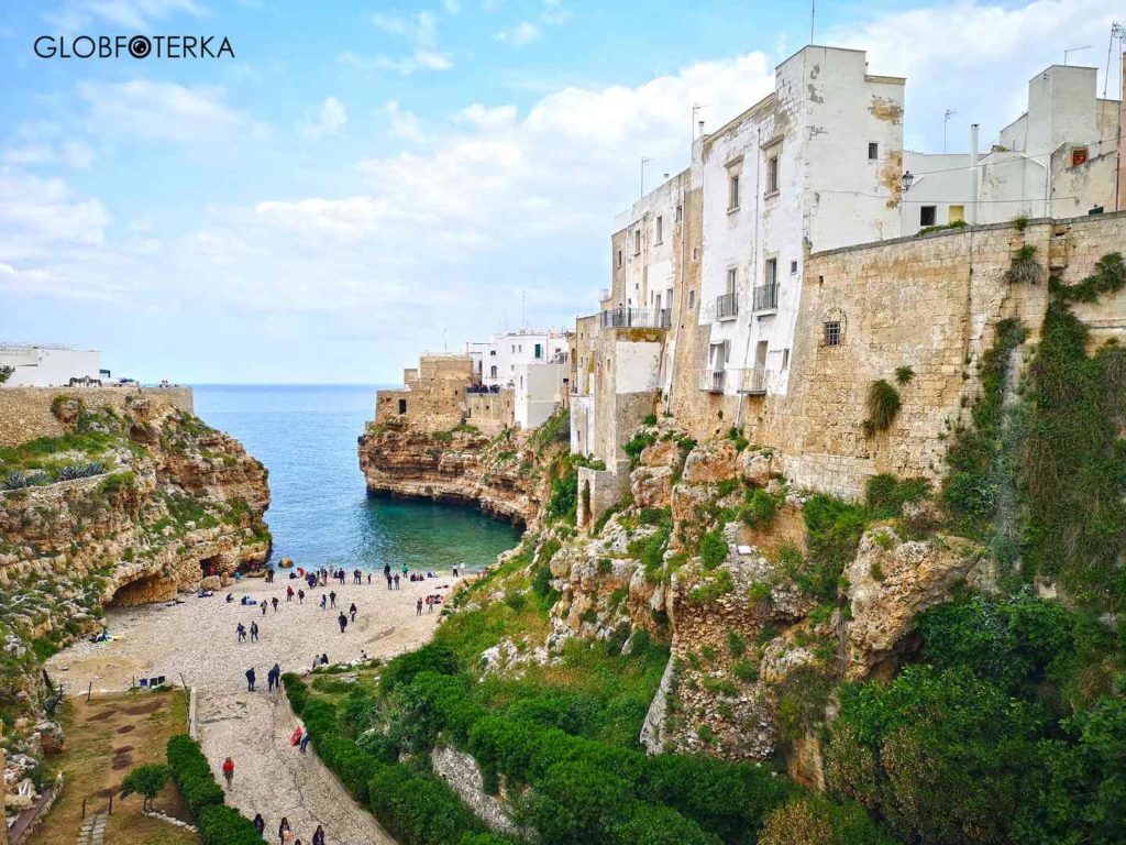 Lama Monachile w Polignano a Mare