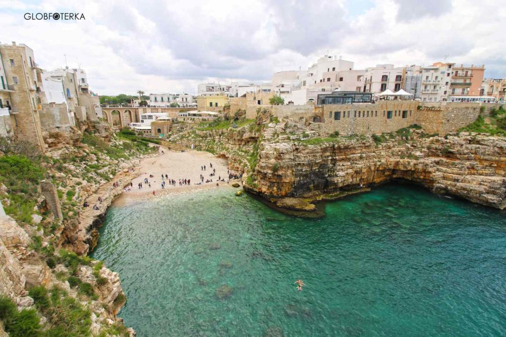 Lama Monachile w Polignano a Mare